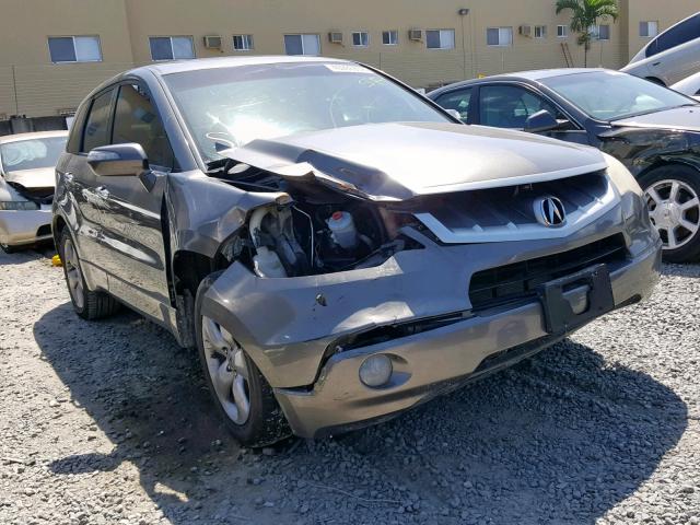 5J8TB18508A004957 - 2008 ACURA RDX TECHNO GRAY photo 1