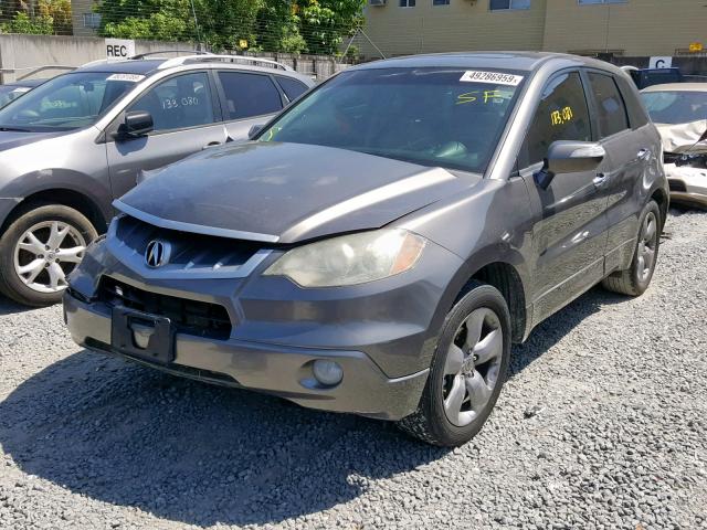 5J8TB18508A004957 - 2008 ACURA RDX TECHNO GRAY photo 2