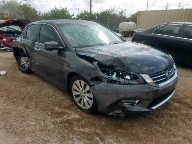 1HGCR2F86DA208929 - 2013 HONDA ACCORD EXL GRAY photo 1