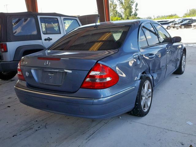 WDBUF56J86A828568 - 2006 MERCEDES-BENZ E 350 GRAY photo 4