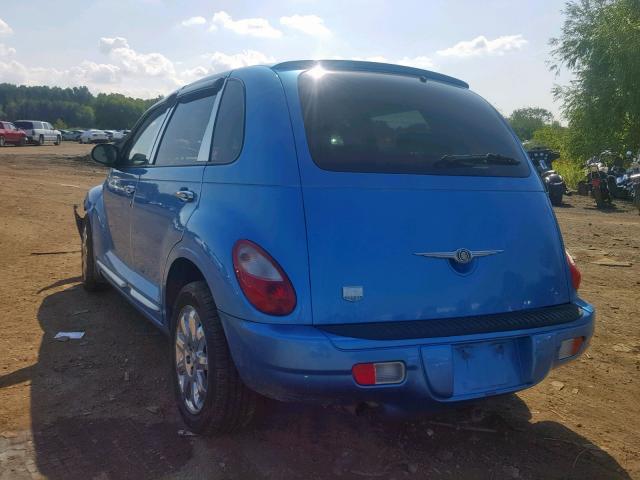 3A8FY48B18T248121 - 2008 CHRYSLER PT CRUISER BLUE photo 3