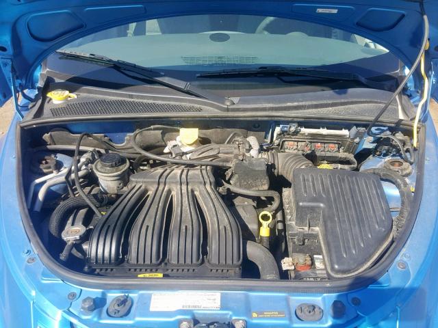 3A8FY48B18T248121 - 2008 CHRYSLER PT CRUISER BLUE photo 7