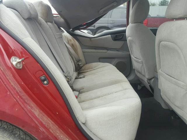 KNAGE123385210732 - 2008 KIA OPTIMA RED photo 6