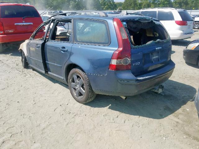 YV1MJ682172294346 - 2007 VOLVO V50 T5 BLUE photo 3