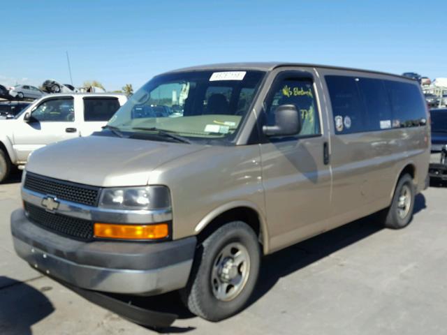 1GNFH154381150010 - 2008 CHEVROLET EXPRESS G1 GOLD photo 2