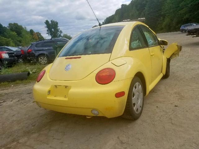 3VWCK21C13M425348 - 2003 VOLKSWAGEN NEW BEETLE 黄色 照片 4