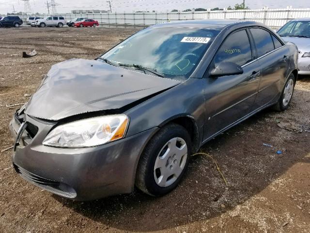 1G2ZF58BX74154182 - 2007 PONTIAC G6 VALUE L GRAY photo 2