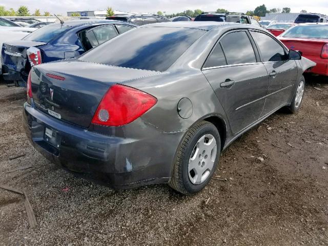 1G2ZF58BX74154182 - 2007 PONTIAC G6 VALUE L GRAY photo 4