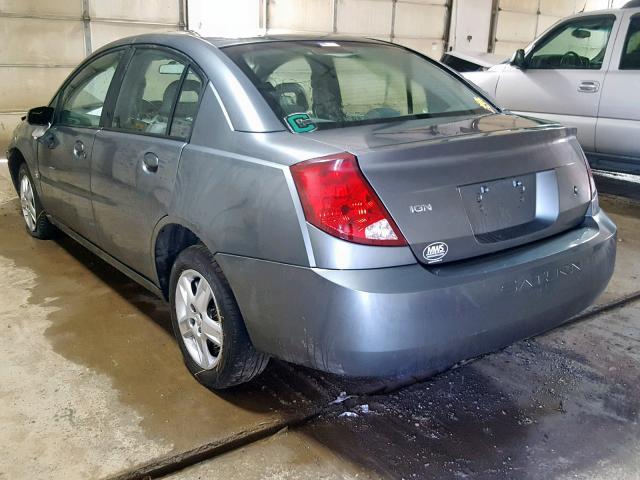 1G8AJ55F77Z198278 - 2007 SATURN ION LEVEL GRAY photo 3