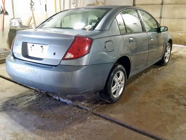 1G8AJ55F77Z198278 - 2007 SATURN ION LEVEL GRAY photo 4