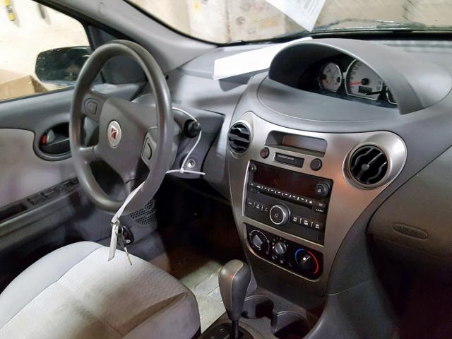 1G8AJ55F77Z198278 - 2007 SATURN ION LEVEL GRAY photo 9