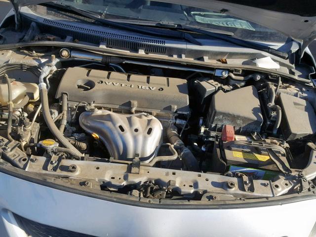 1NXBE40EX9Z089249 - 2009 TOYOTA COROLLA XR 银色 照片 7