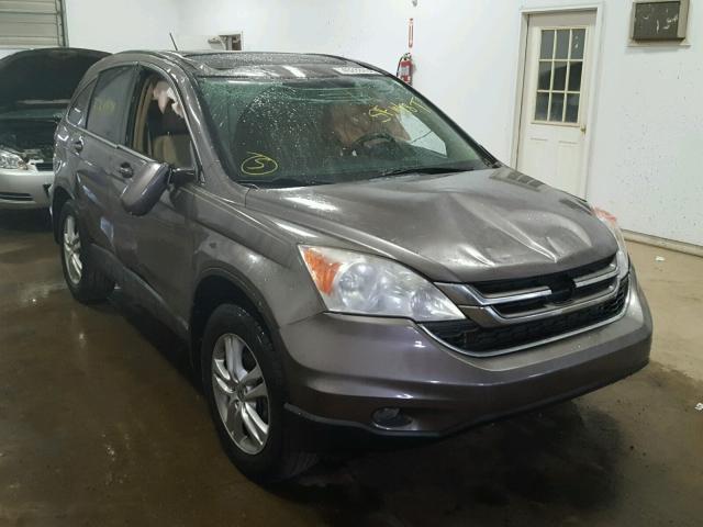 5J6RE4H73BL111512 - 2011 HONDA CR-V EXL GRAY photo 1