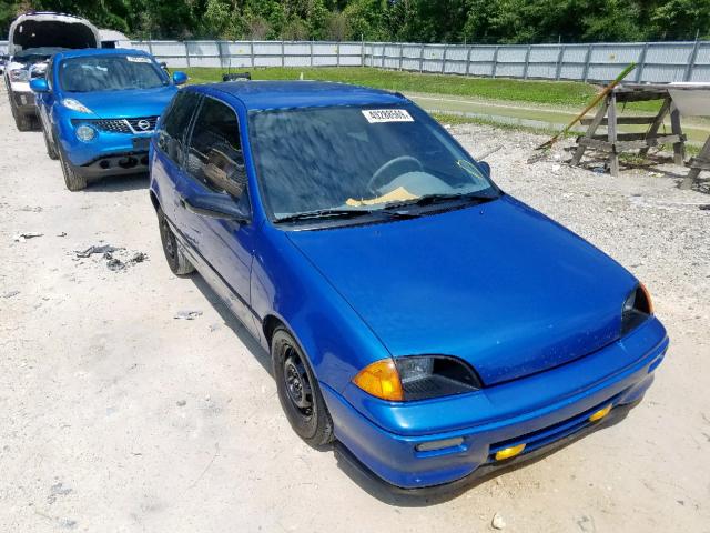 2C1MR2462P6748281 - 1993 GEO METRO BLUE photo 1