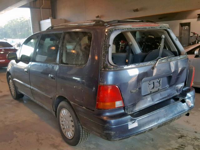 JHMRA1860SC015066 - 1995 HONDA ODYSSEY LX BLUE photo 3