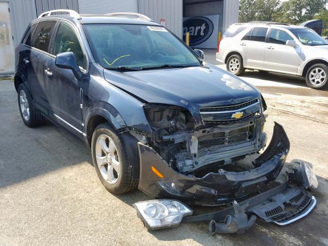 3GNAL3EK9ES671441 - 2014 CHEVROLET CAPTIVA LT BLUE photo 1