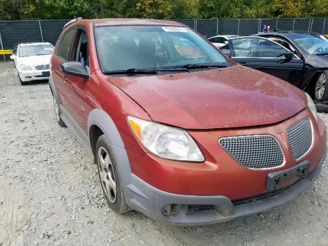 5Y2SL63805Z454904 - 2005 PONTIAC VIBE MAROON photo 1