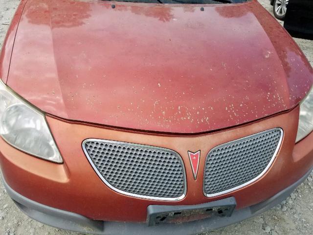 5Y2SL63805Z454904 - 2005 PONTIAC VIBE MAROON photo 9