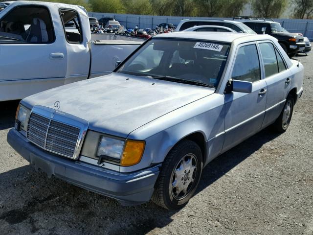 WDBEA34E5NB683267 - 1992 MERCEDES-BENZ 400 E BLUE photo 2