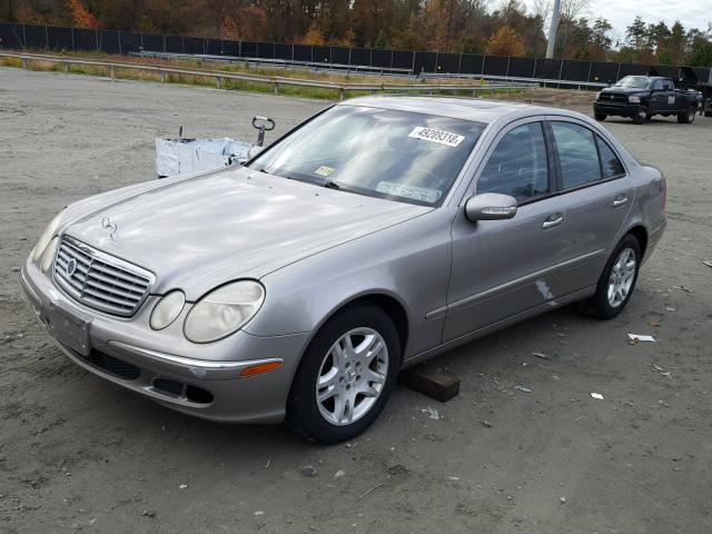 WDBUF65J03A209787 - 2003 MERCEDES-BENZ E 320 GRAY photo 2