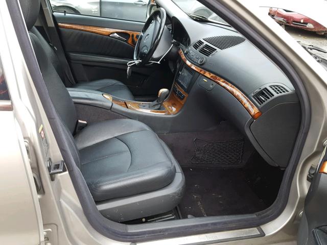 WDBUF65J03A209787 - 2003 MERCEDES-BENZ E 320 GRAY photo 5