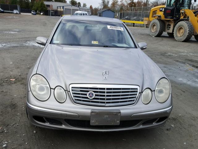 WDBUF65J03A209787 - 2003 MERCEDES-BENZ E 320 GRAY photo 9