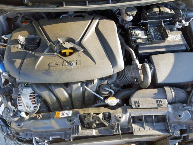 KMHD35LH3HU384007 - 2017 HYUNDAI ELANTRA GT GRAY photo 7