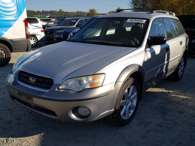 4S4BP61C067334329 - 2006 SUBARU LEGACY OUT SILVER photo 2