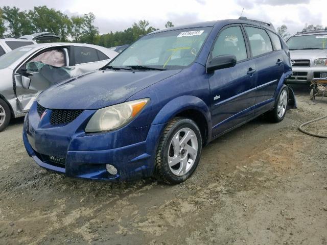 5Y2SM64894Z423502 - 2004 PONTIAC VIBE BLUE photo 2