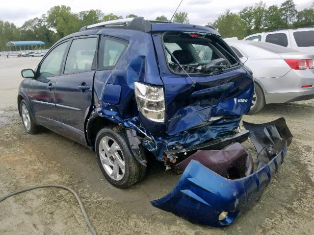 5Y2SM64894Z423502 - 2004 PONTIAC VIBE BLUE photo 3