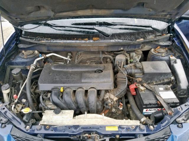 5Y2SM64894Z423502 - 2004 PONTIAC VIBE BLUE photo 7