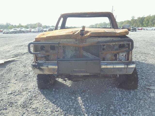 2GTEK14H1F1525006 - 1985 GMC K1500 TAN photo 9