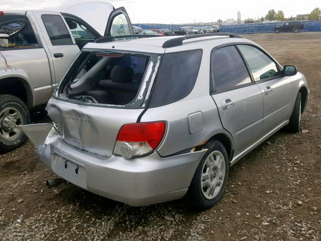 JF1GG65584G815552 - 2004 SUBARU IMPREZA TS SILVER photo 4