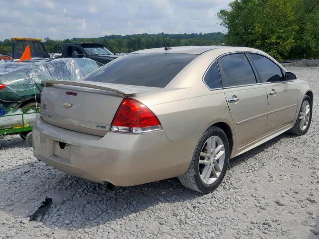 2G1WC5E34C1243930 - 2012 CHEVROLET IMPALA LTZ GOLD photo 4