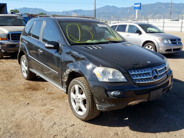 4JGBB86E78A367029 - 2008 MERCEDES-BENZ ML 350 BLACK photo 1