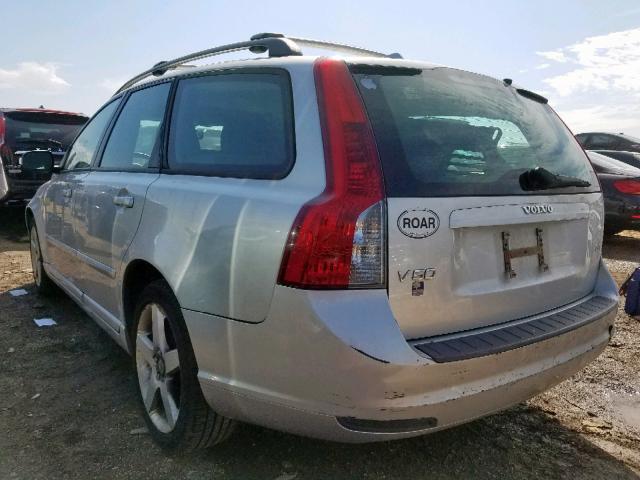 YV1MW382682415678 - 2008 VOLVO V50 2.4I SILVER photo 3