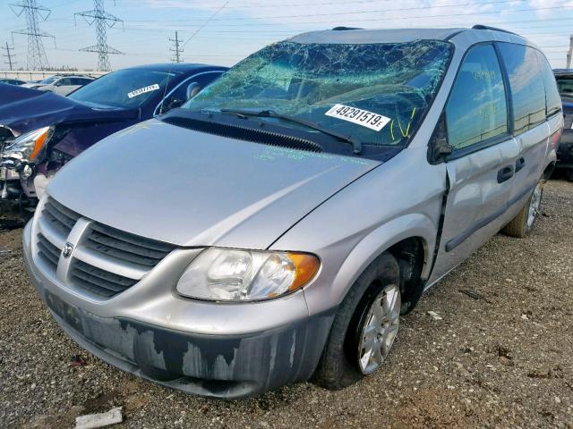 1D4GP25R17B238373 - 2007 DODGE CARAVAN SE GRAY photo 2