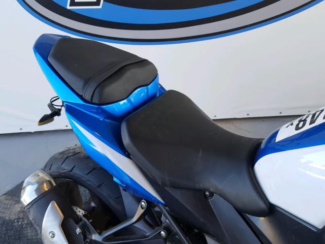 JS1GR7NA8F2100725 - 2015 SUZUKI GSX-S750 BLUE photo 6