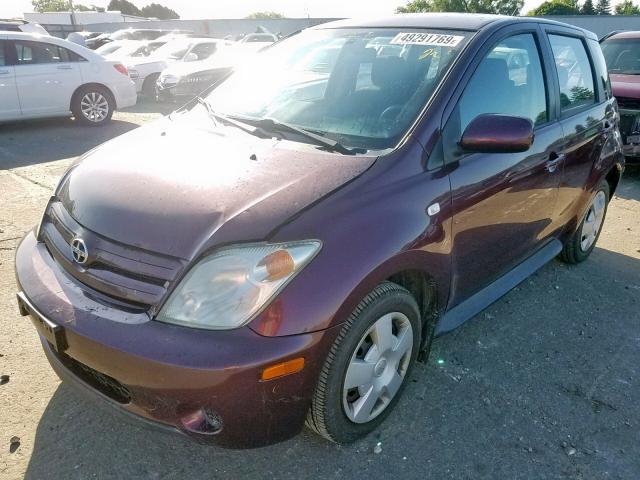 JTKKT624250119512 - 2005 TOYOTA SCION XA PURPLE photo 2