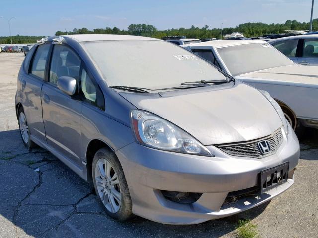 JHMGE8H42AS019725 - 2010 HONDA FIT SPORT SILVER photo 1