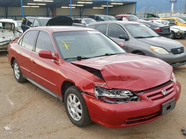 JHMCG56702C020579 - 2002 HONDA ACCORD SE RED photo 1