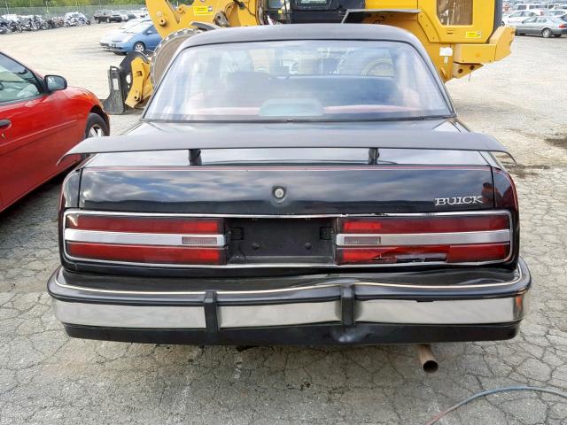 2G4WD14W1J1472017 - 1988 BUICK REGAL LIMI BLACK photo 9