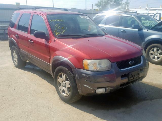 1FMYU93193KB87405 - 2003 FORD ESCAPE XLT RED photo 1