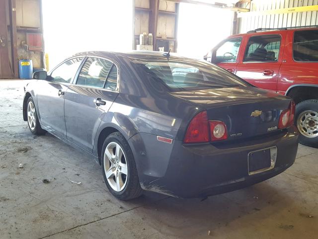 1G1ZB5EB2AF263235 - 2010 CHEVROLET MALIBU LS 灰色 照片 3