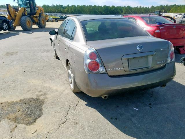 1N4BL11D65C107296 - 2005 NISSAN ALTIMA SE SILVER photo 3