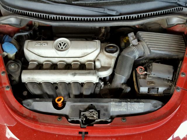 3VWRF31Y16M304307 - 2006 VOLKSWAGEN NEW BEETLE 红色 照片 7