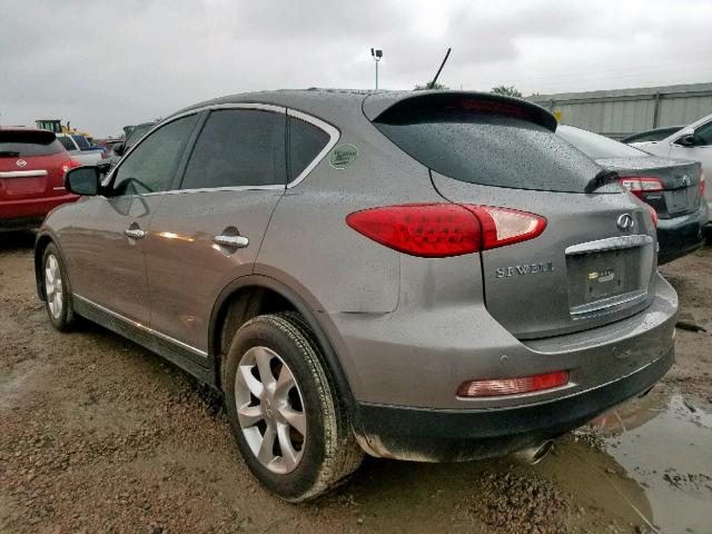JNKAJ09E78M301609 - 2008 INFINITI EX35 BASE GRAY photo 3