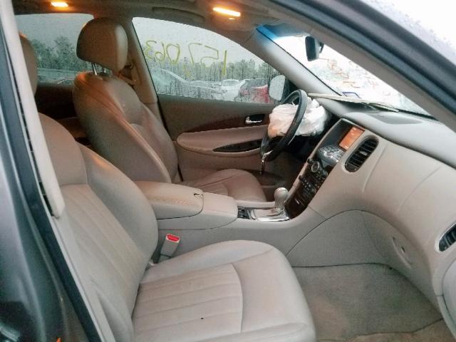 JNKAJ09E78M301609 - 2008 INFINITI EX35 BASE GRAY photo 5