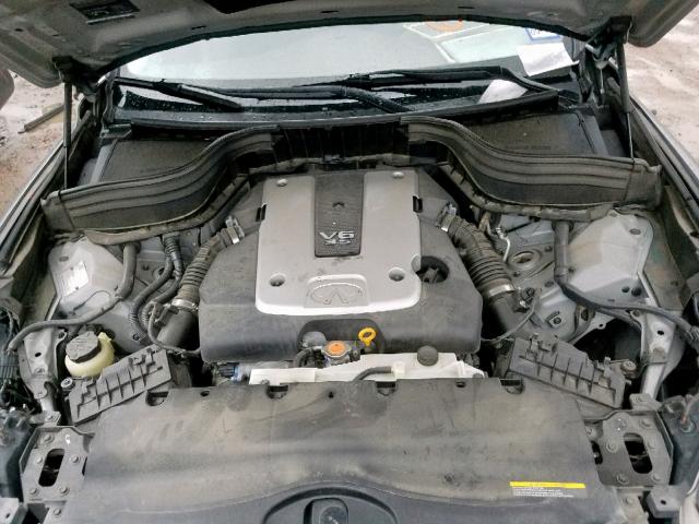 JNKAJ09E78M301609 - 2008 INFINITI EX35 BASE GRAY photo 7