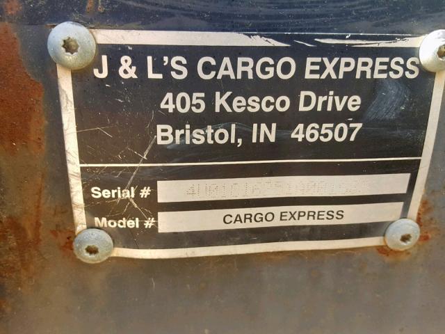 4U01C16251A001685 - 2004 CARGO EXPRESS WHITE photo 10